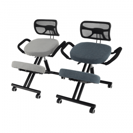 Scaun de îngenunchiere ergonomic, gri-maro Taupe / negru, RUFUS [11]