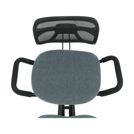 Scaun de îngenunchiere, gri/negru, RUFUS [10]