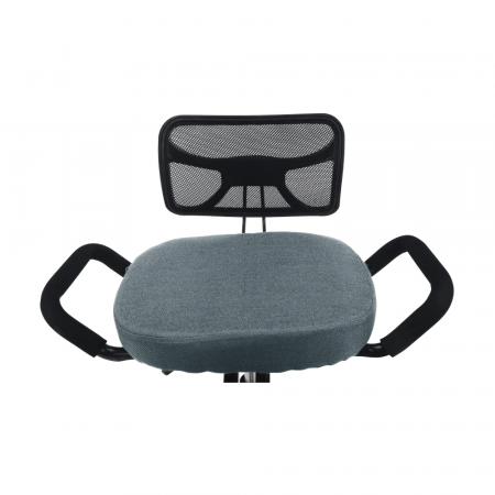 Scaun de îngenunchiere, gri/negru, RUFUS [9]