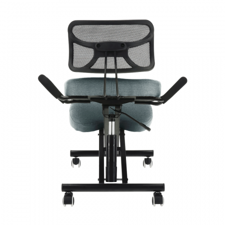 Scaun de îngenunchiere, gri/negru, RUFUS [19]