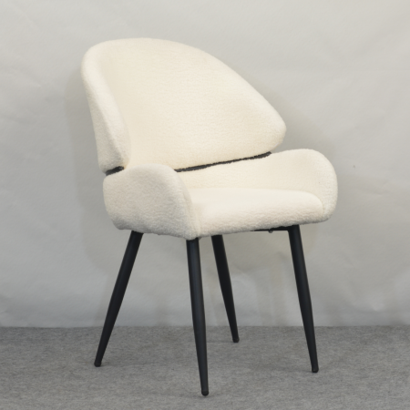 Scaun de sufragerie, alb/negru, SANAKO TYP 1 [5]