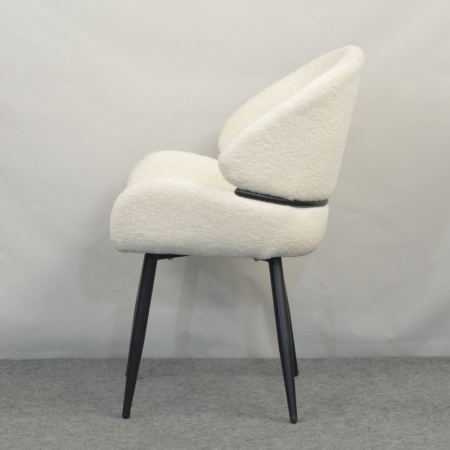 Scaun de sufragerie, alb/negru, SANAKO TYP 1 [11]