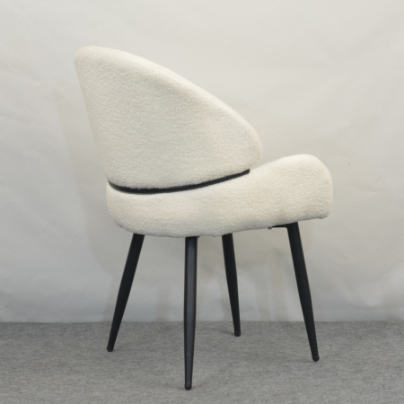 Scaun de sufragerie, alb/negru, SANAKO TYP 1 [8]