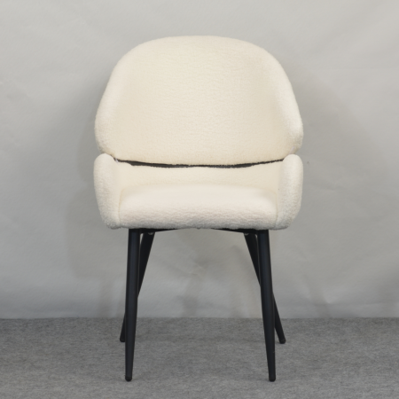 Scaun de sufragerie, alb/negru, SANAKO TYP 1 [6]