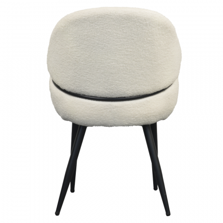 Scaun de sufragerie, alb/negru, SANAKO TYP 1 [4]