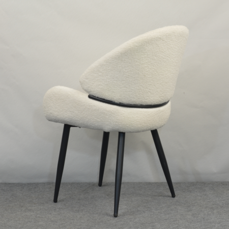 Scaun de sufragerie, alb/negru, SANAKO TYP 1 [10]