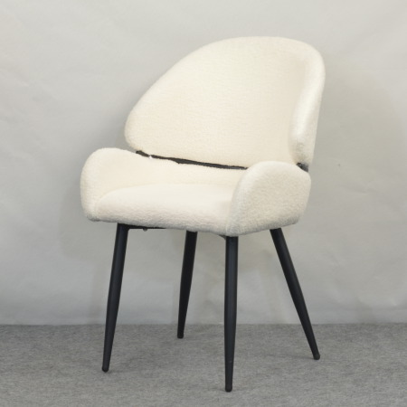 Scaun de sufragerie, alb/negru, SANAKO TYP 1 [12]