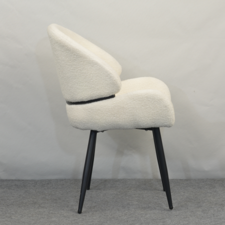 Scaun de sufragerie, alb/negru, SANAKO TYP 1 [7]