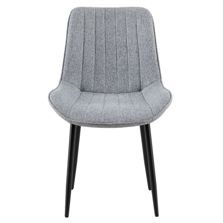 Scaun de sufragerie, gri deschis/negru, ZAJRA [1]