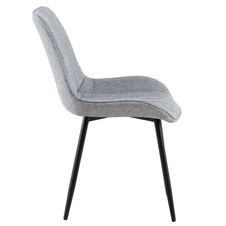 Scaun de sufragerie, gri deschis/negru, ZAJRA [3]