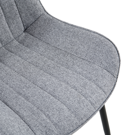 Scaun de sufragerie, gri deschis/negru, ZAJRA [2]