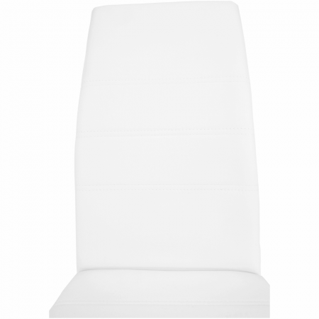 Scaun dining, alb / crom, VATENA [1]