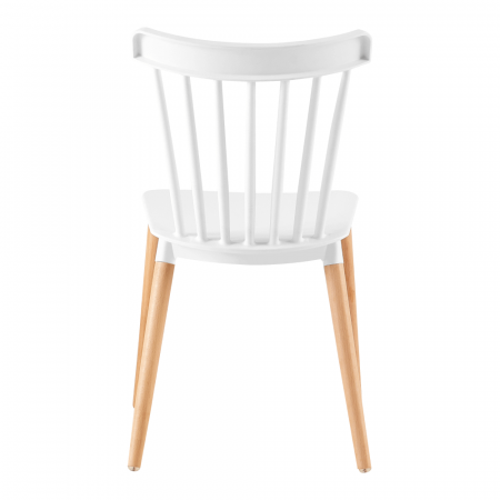 Scaun dining, alb / fag, ZOSIMA [4]