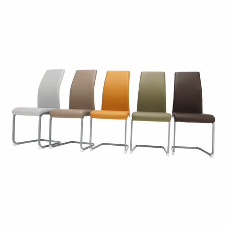 Scaun dining, gri deschis / gri, NOBATA [11]