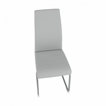 Scaun dining, gri deschis / gri, NOBATA [3]
