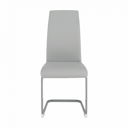Scaun dining, gri deschis / gri, NOBATA [1]