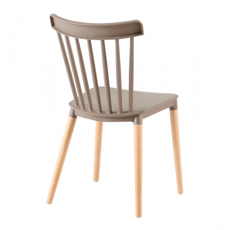 Scaun dining, gri / fag, ZOSIMA [1]