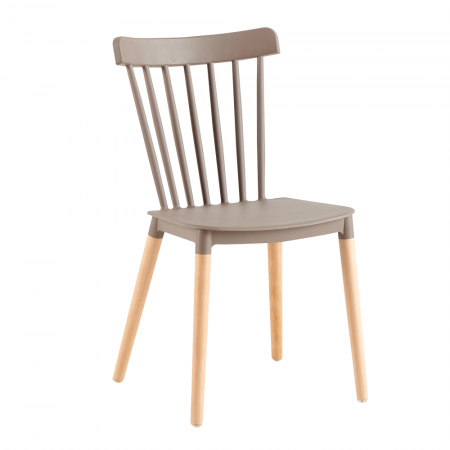 Bucatarie - Scaun dining, gri / fag, ZOSIMA