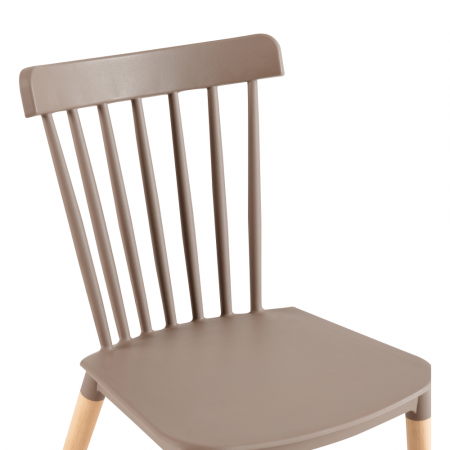 Scaun dining, gri / fag, ZOSIMA [5]