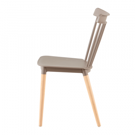 Scaun dining, gri / fag, ZOSIMA [3]