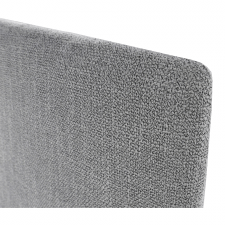 Scaun dining, material textil gri/crom [15]