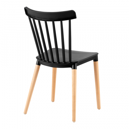 Scaun dining, negru / fag, ZOSIMA [1]