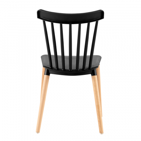 Scaun dining, negru / fag, ZOSIMA [4]