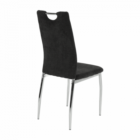 Scaun dining, textil gri maro/crom, OLIVA NEW [16]