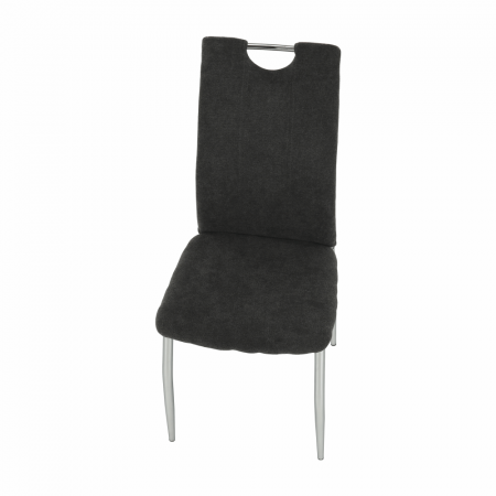 Scaun dining, textil gri maro/crom, OLIVA NEW [11]