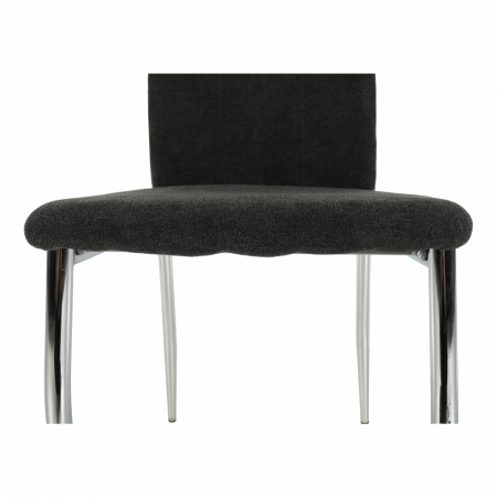 Scaun dining, textil gri maro/crom, OLIVA NEW [7]
