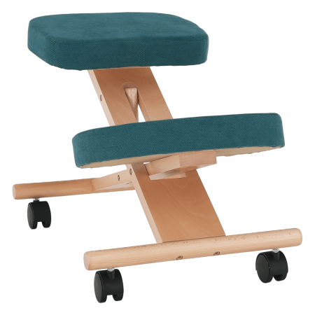 Scaune Birou - Scaun ergonomic, petrol/ fag, FLONET