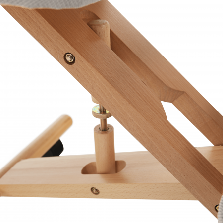 Scaun genunchi ergonomic, gri-maro Taupe / fag, FLONET [6]
