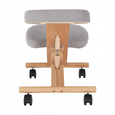 Scaun genunchi ergonomic, gri-maro Taupe / fag, FLONET [19]