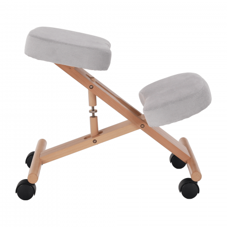 Scaun genunchi ergonomic, gri-maro Taupe / fag, FLONET [13]
