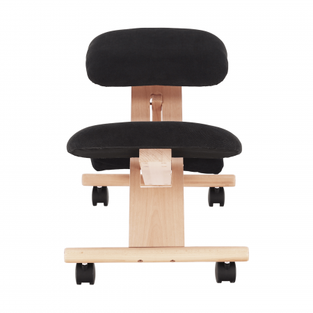 Scaun genunchi ergonomic, negru / fag, GROCO [5]