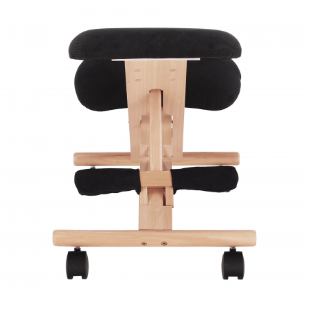 Scaun genunchi ergonomic, negru / fag, GROCO [12]
