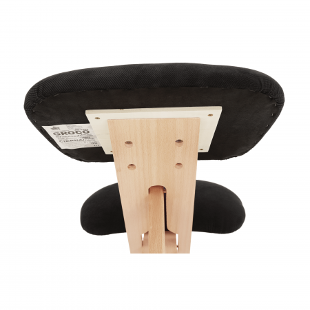 Scaun genunchi ergonomic, negru / fag, GROCO [15]