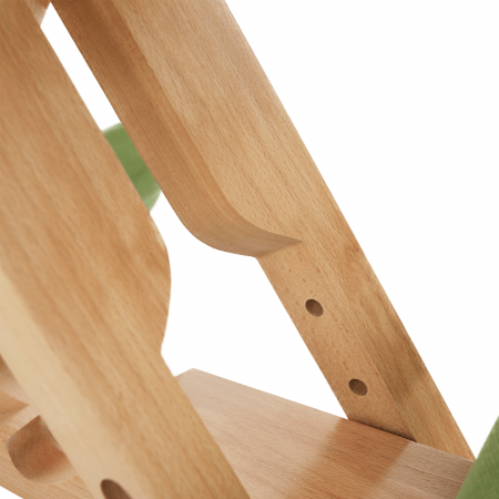 Scaun genunchi ergonomic, verde/ fag, GROCO [14]
