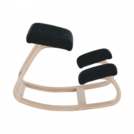 Scaun genunchi, negru / natural, RENAR [5]