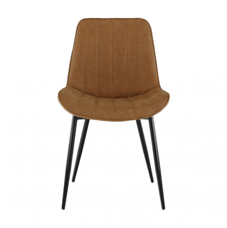 Scaun, maro camel/negru, HAZAL [12]