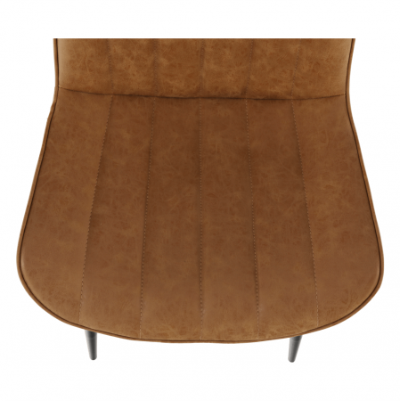 Scaun, maro camel/negru, HAZAL [5]