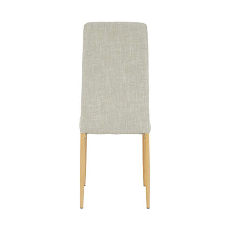 Scaun, material textil bej/cadru metalic fag, COLETA NOVA [2]