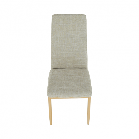 Scaun, material textil bej/cadru metalic fag, COLETA NOVA [3]