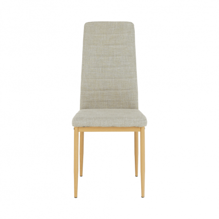 Scaun, material textil bej/cadru metalic fag, COLETA NOVA [6]
