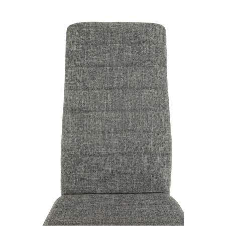 Scaun, material textil gri deschis/cadru metalic fag, COLETA NOVA [14]