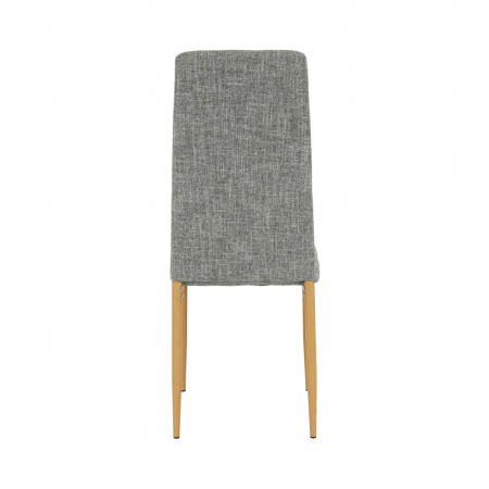 Scaun, material textil gri deschis/cadru metalic fag, COLETA NOVA [6]