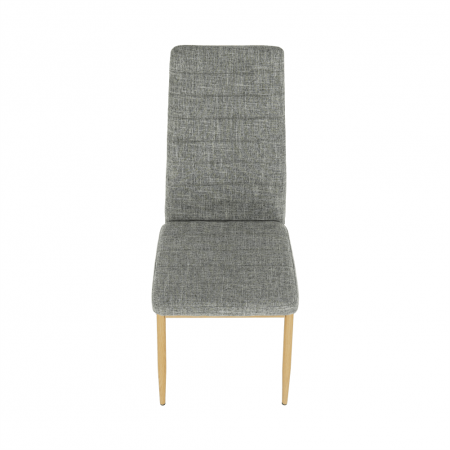 Scaun, material textil gri deschis/cadru metalic fag, COLETA NOVA [7]