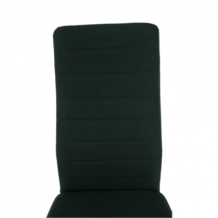 Scaun, material textil smarald/cadru metalic negru, COLETA NOVA [4]