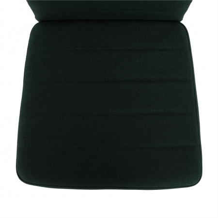 Scaun, material textil smarald/cadru metalic negru, COLETA NOVA [2]