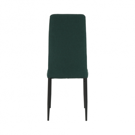 Scaun, material textil smarald/cadru metalic negru, COLETA NOVA [7]